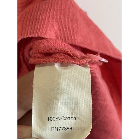 J Crew Coral Square Neck Short Sleeve Blouse Top Basic Casual Everyday M - Picture 6 of 9